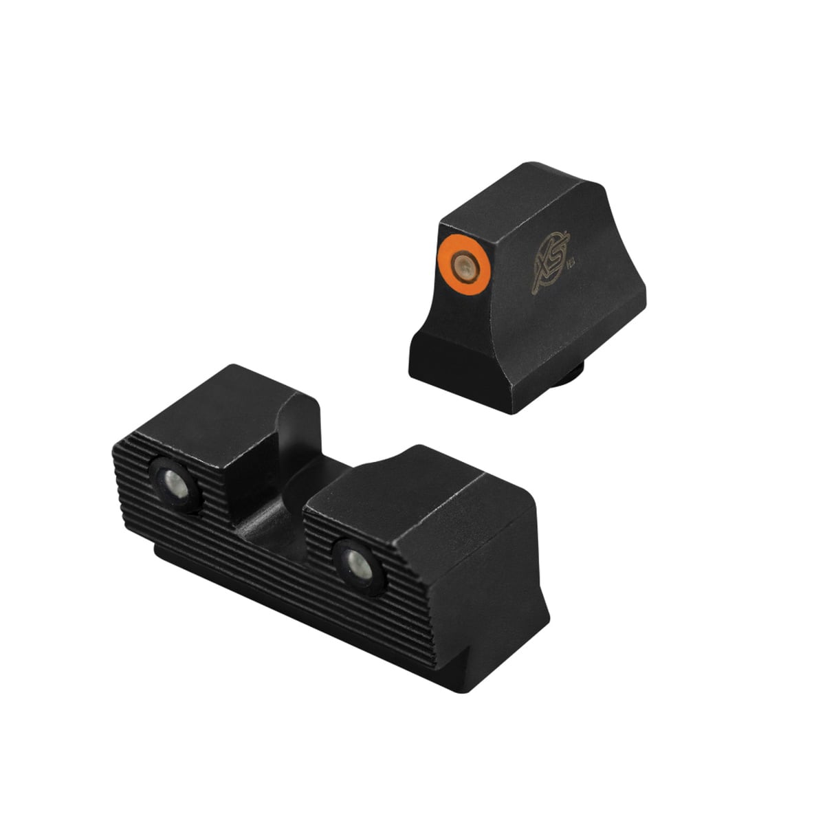 XS Sights R3D 2.0 Night Sight Set - Front/Rear Green/Green Illuminated for Tactical Advantage - GL-R206P-6N
