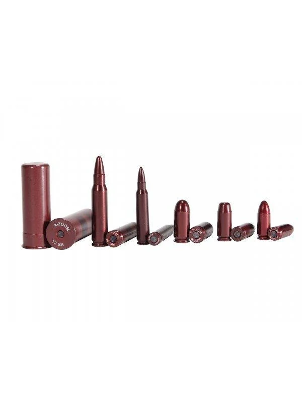 A-Zoom Metal Snap Caps Variety Pack Military/LE 2 each 9mm .40 .45 .223 .308 12GA