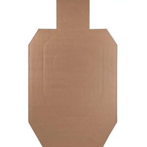 Action Target IDPACB100 IDPA Competition  Torso Cutout Hanging Cardboard Brown 100Ct