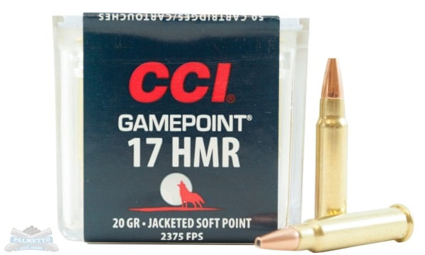 CCI .17 HMR 20gr JHP Gamepoint Ammunition 50rds - 0052