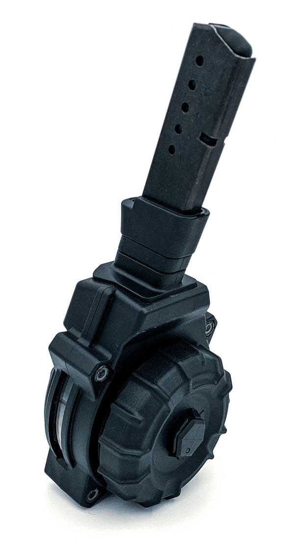 ProMag S&W Bodyguard .380 ACP 32 Round Drum Magazine, Black - DRM-A40