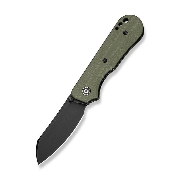 CIVIVI Crabby Folding Sheepsfoot Knife, OD Green - C24055-1