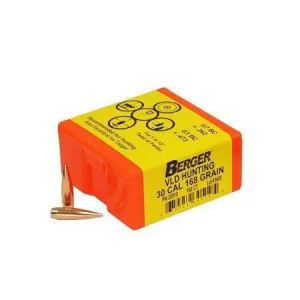 Berger Bullets 30510 Hunting  30 Cal .308 168 gr Secant Very Low Drag 100 Per Box