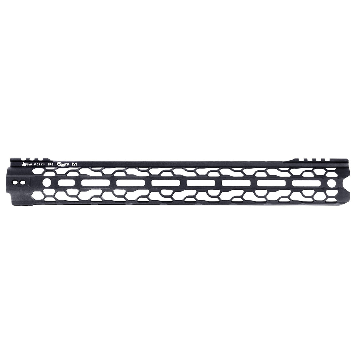 Odin Works O2 Lite M-LOK Forend 15.50", Black - Lightweight, Robust, and Modular Forend - F-15-ML-O2-308-2.06
