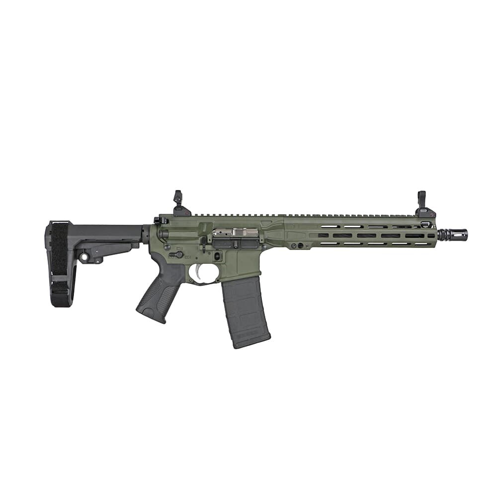 LWRC ICMKII 5.56 NATO 12" 30rds Semi-Auto Pistol, OD Green