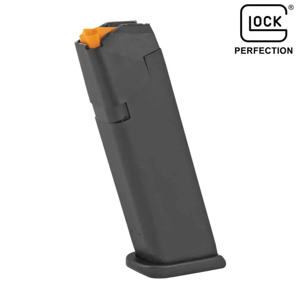 Glock G23 Handgun Magazine Gen5 .40 S 10/rd (Mag Floor Plate 01 Orange Follower)