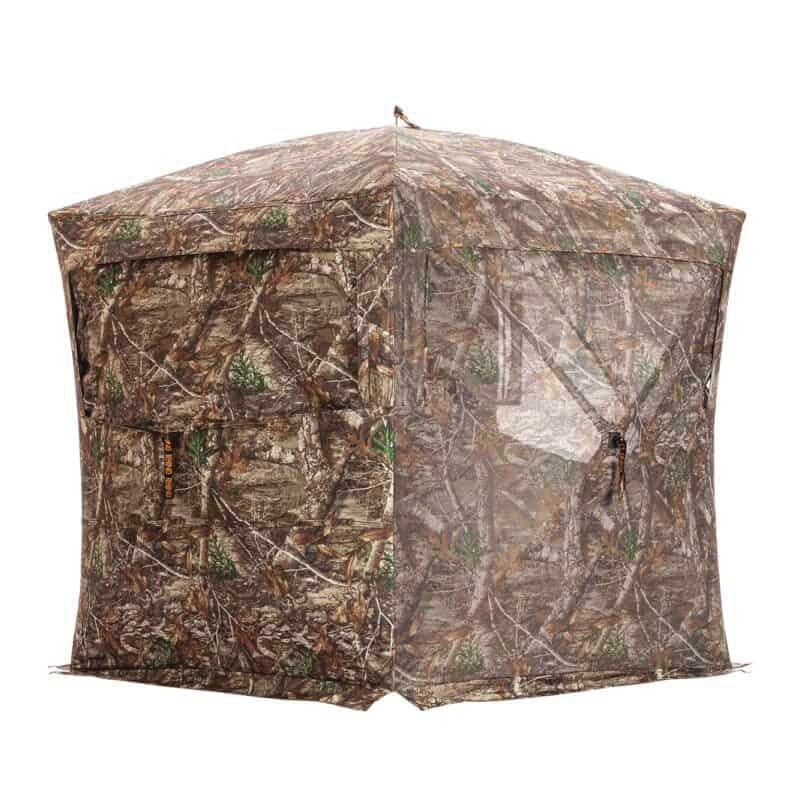 Rhino Blinds Rhino 180 Pro FD 58" x 58" x 70" Hub Blind, Realtree Edge Camouflage