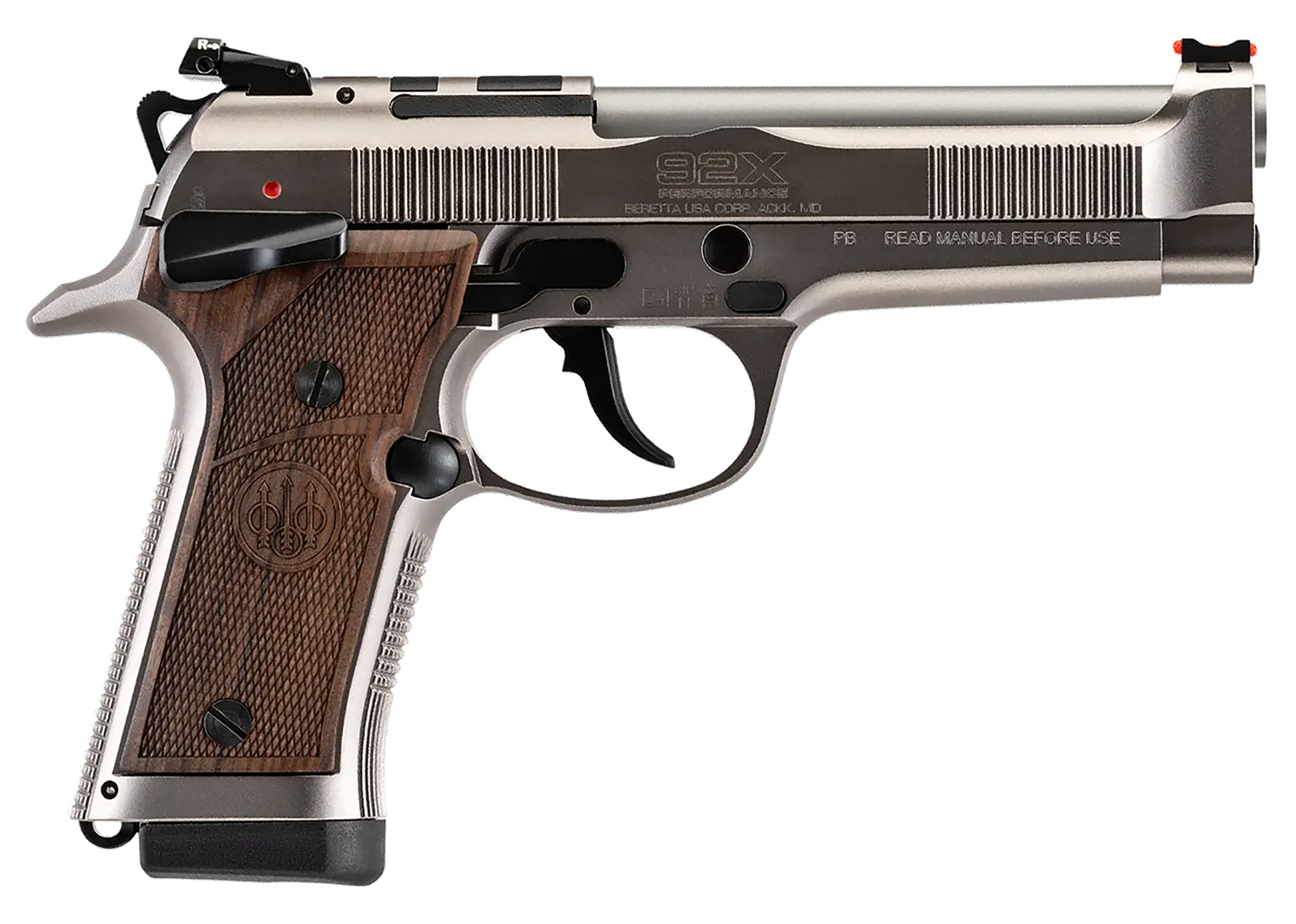 Beretta 92X 9mm Luger 10+1 Pistol with Walnut Grip
