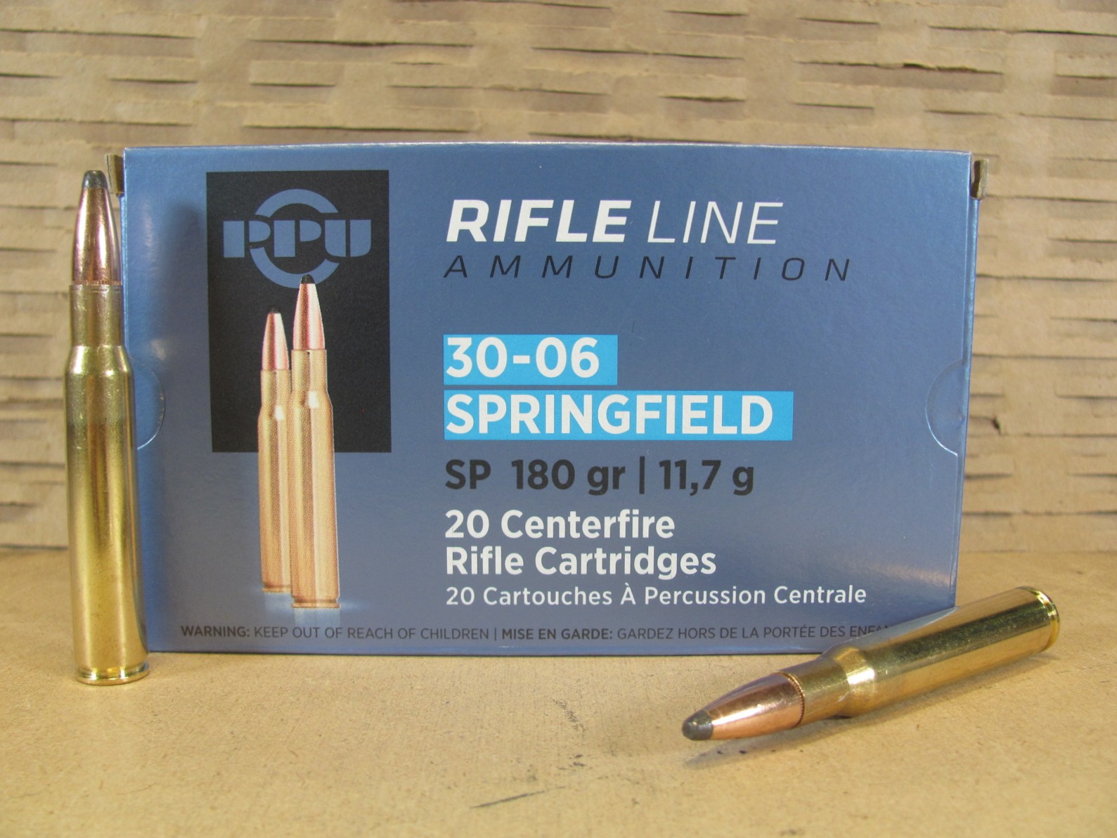 20 Round Box – 30-06 Soft Point 180 Grain Prvi Partizan Ammo – PP30063