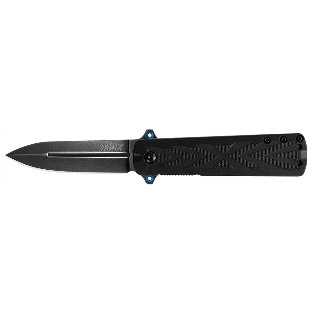 Kershaw Barstow Spear Point Folder Knife, 3", Black - 3960