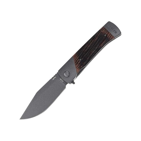 Old Timer Frontier Manual 134OTF Folding Knife Clip Point, Brown
