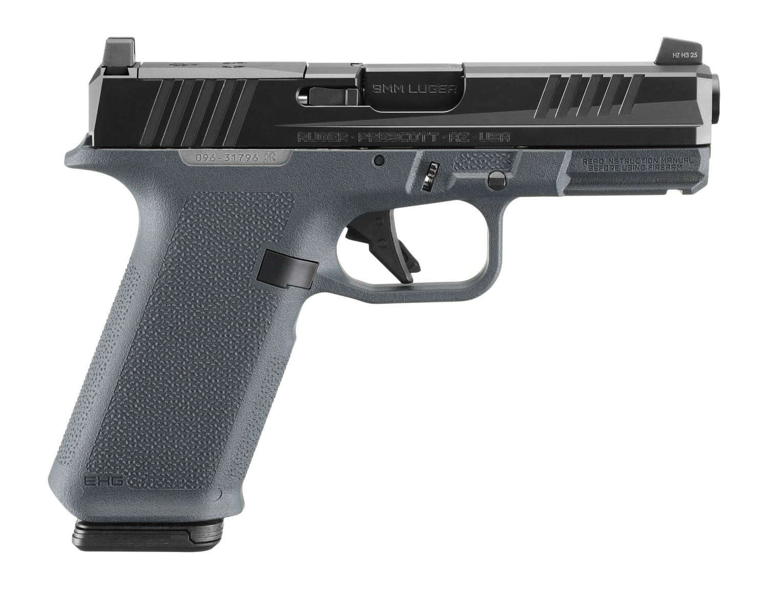 Ruger RXM 4" 9mm O.R. (2)17rd Handgun, Grey - 19441