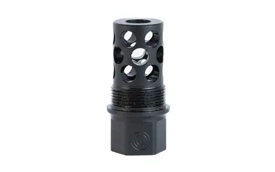 SCO THRD OVR MZZL BRK 1/2X28 .30 CAL