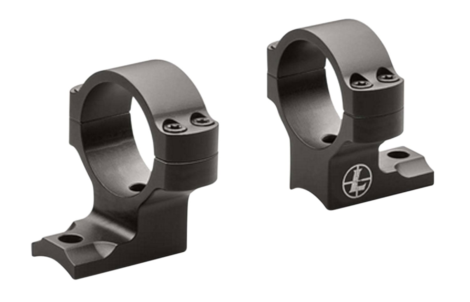 Leupold BackCountry Tikka T3/T3x Hunter 30mm Medium 7075 T6 Aluminum 2-Piece Scope Mount, Matte Black - 171116