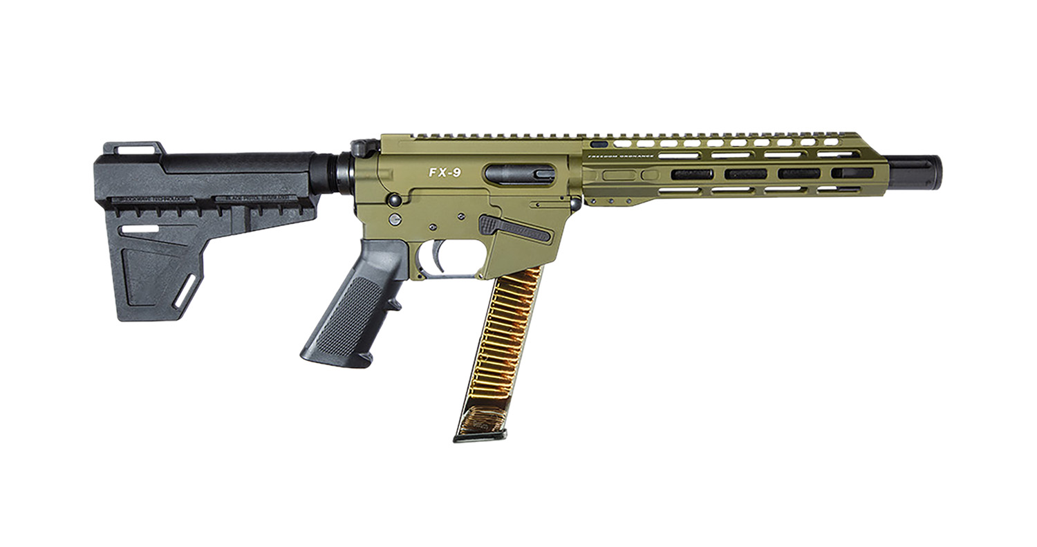Freedom Ordnance FX9P 9mm AR Pistol 10" OD Green