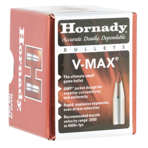 HORNADY Reloading Bullets V-Max 22 Cal 60 Grain 100rd