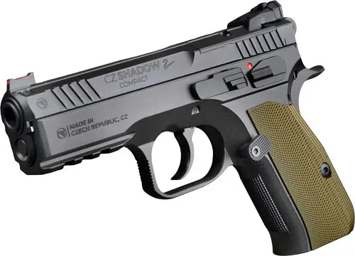 CZ CUSTOM SHADOW 2 COMPACT - CUSTOM 9MM 4" 15RD BLACK GREEN