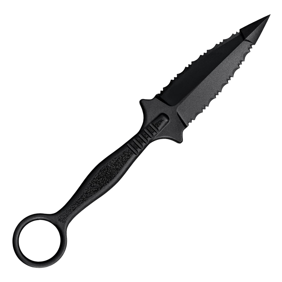Cold Steel Ring Griv-Ex Knife Dagger Blade in Sleek Black - CS-92FR