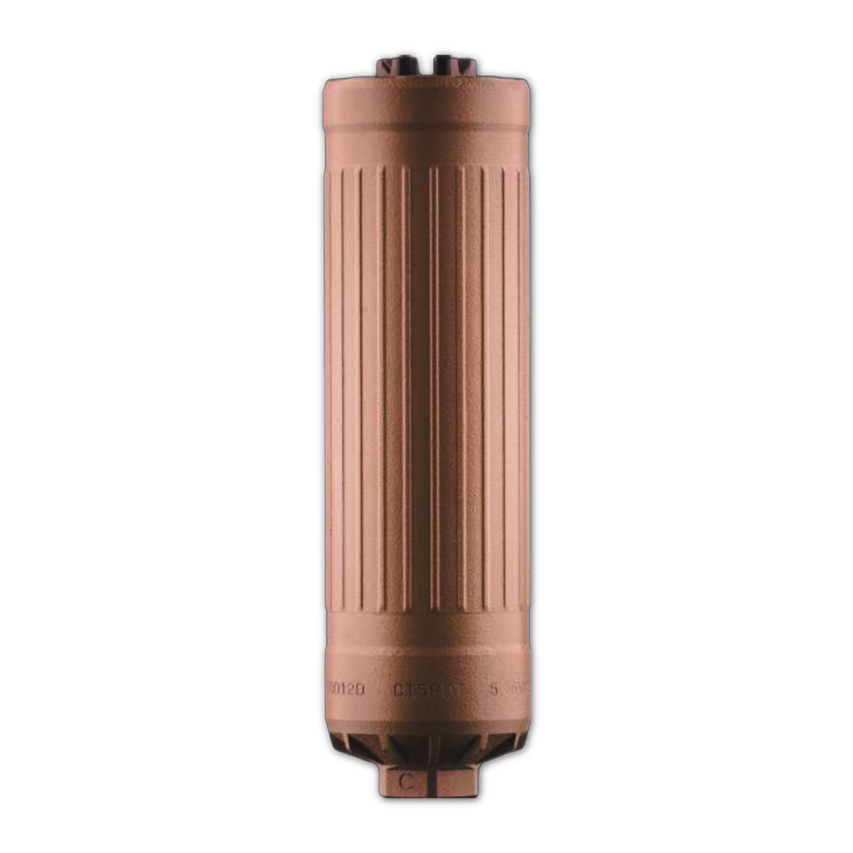 Dead Air CT5P 5.56/6mm ARC Suppressor Direct Thread 5/8-24, FDE - CT5PDTFDE5824