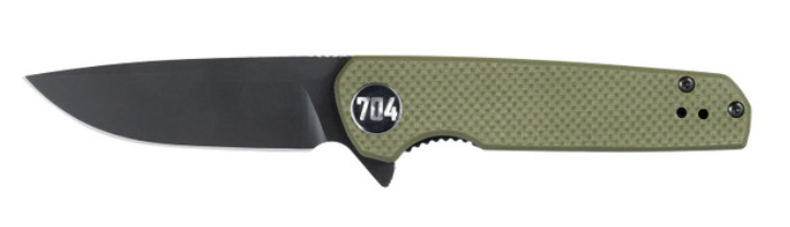 704 Gear Blitz EDC Compact 2.98" Folding Pocket Knife, Olive Drab Green