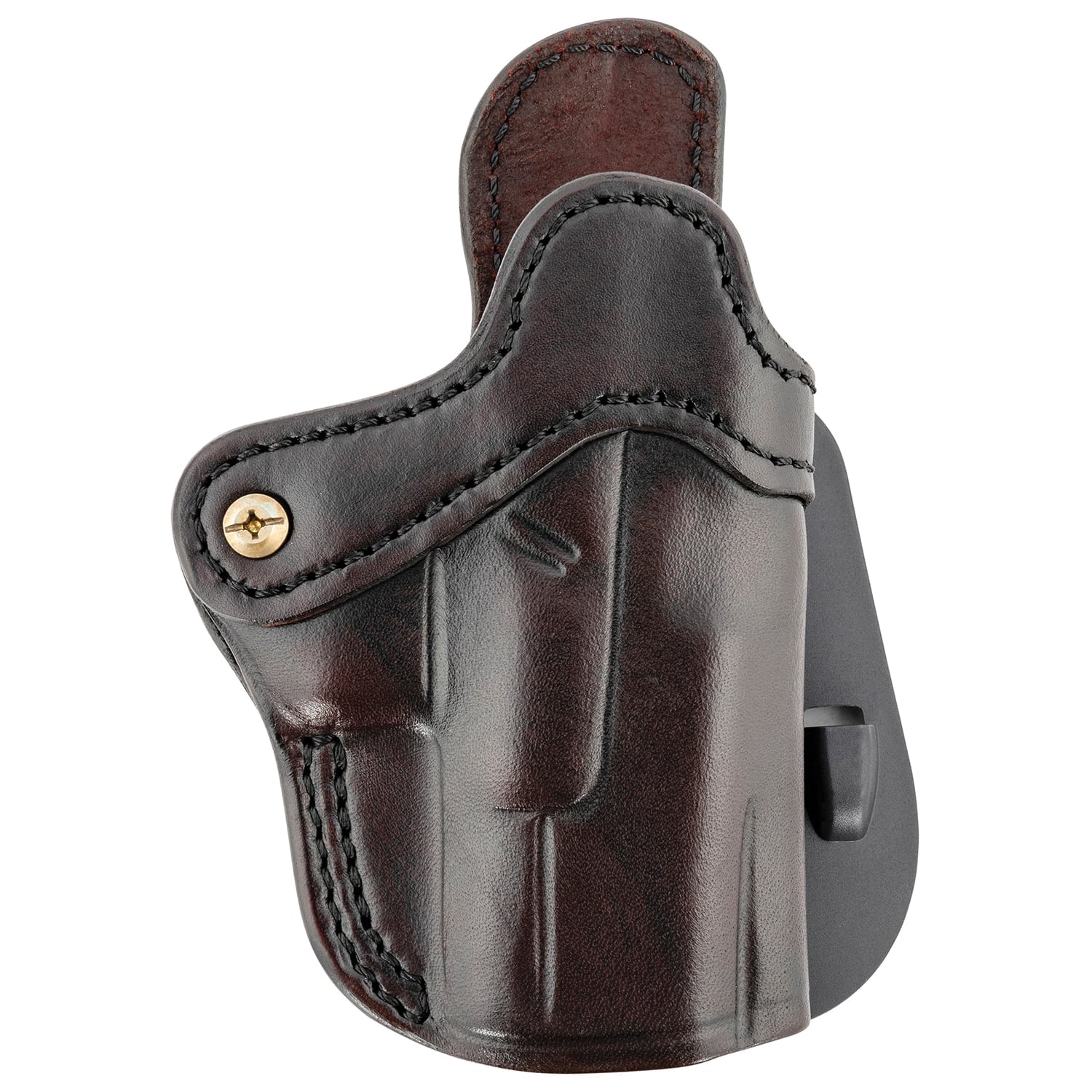 1791 Gunleather Optic Ready Glock 17 Leather OWB Holster Right 2.1, Signature Brown - ORPDH21SBRR