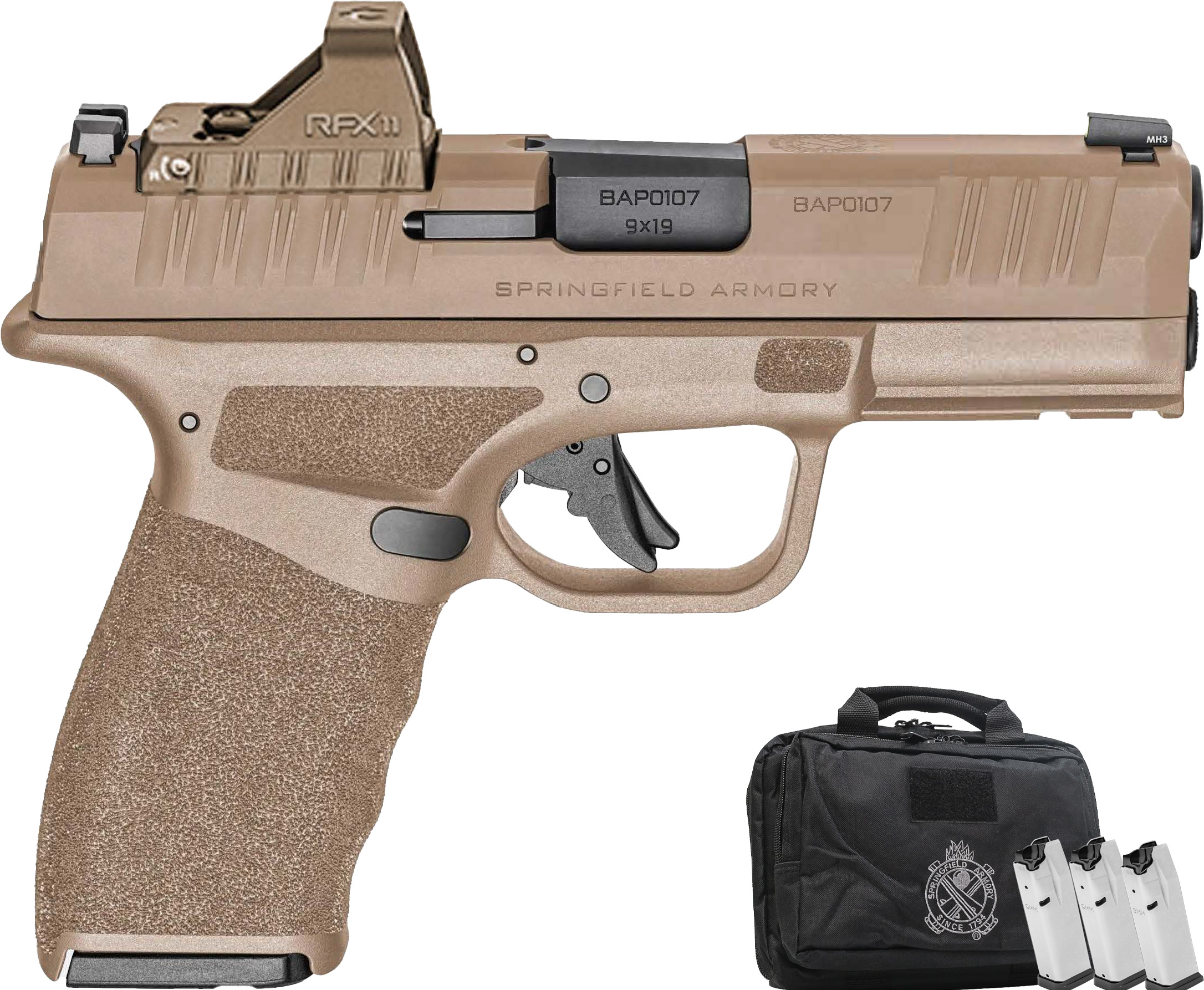 Springfield Armory Hellcat Pro 9mm FDE 15+1 Semi-Auto Handgun