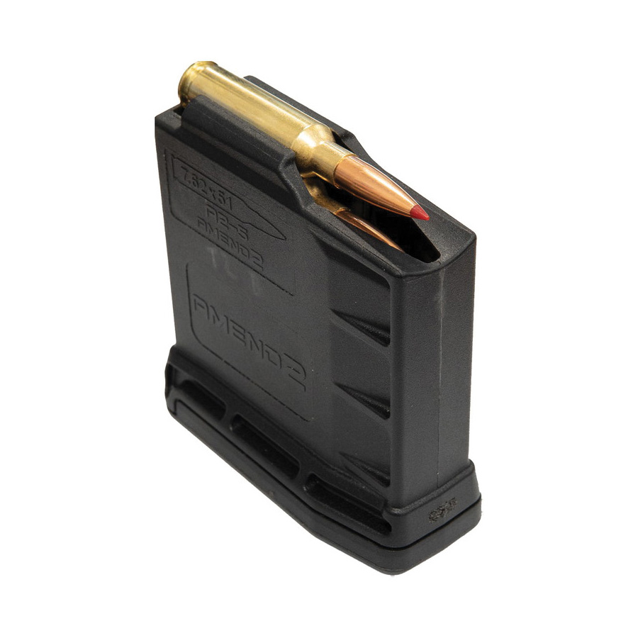 Amend2 5rds .308 Win/7.62x51mm Magazine - Black Compact High-Capacity - A2AICSBLK5