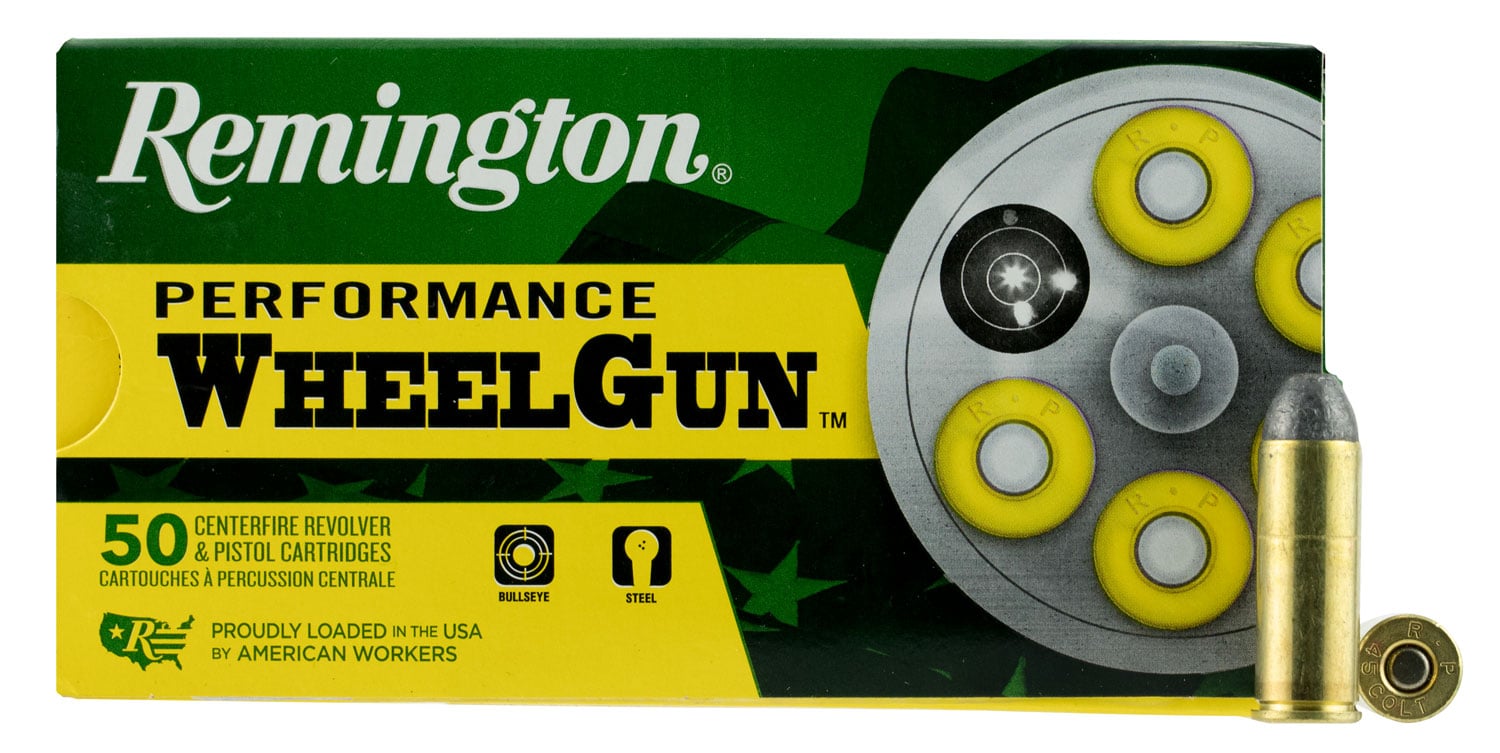 Remington Performance Wheel Gun Ammunition .45 Colt 250 gr LRN 750 fps 50/ct - No Credit Card Fees - Low, flat rate shipping