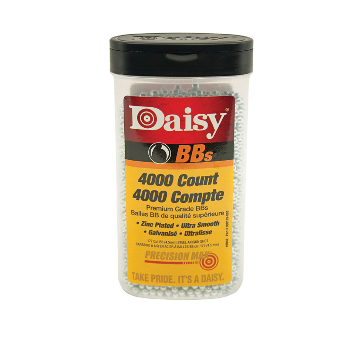 Daisy Outdoor Products Precisionmax .177 5.1 gr Round BB Bottle, 4000/pack - 980040-001