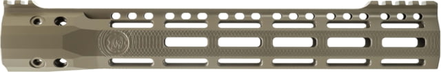 Troy Industries X Series Free Float M-LOK Handguard AR-15 Aluminum Battle Rail FDE 12.5in