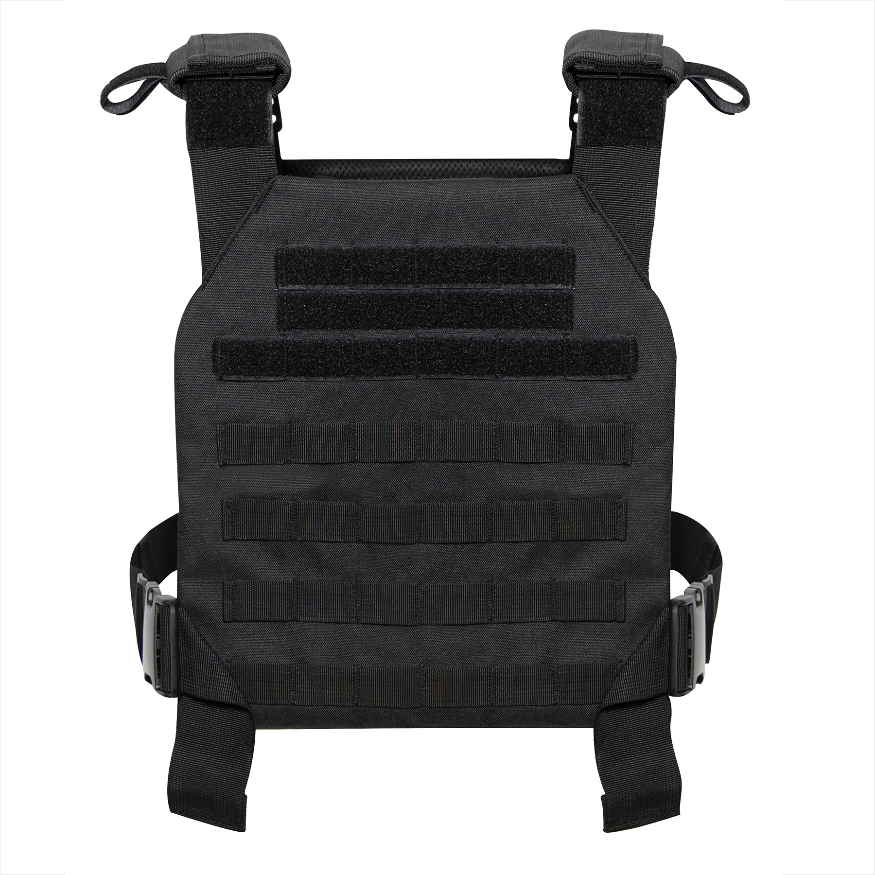 Rothco Low Profile Plate Carrier Vest - Black, Regular