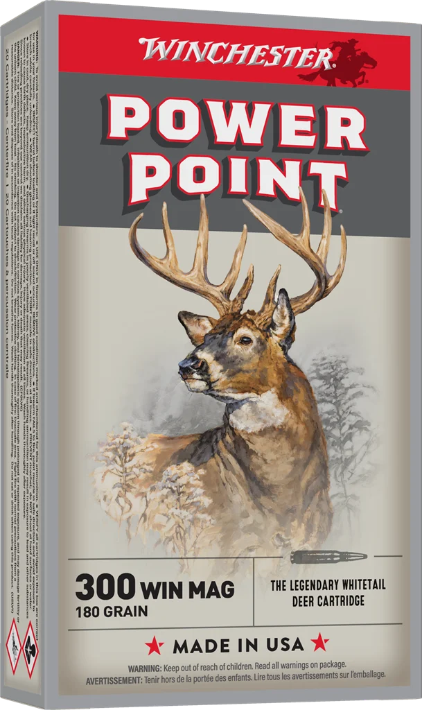 WINCHESTER SUPER X POWER POINT 300WIN MG 180GR 20RD BX 200RD CASE