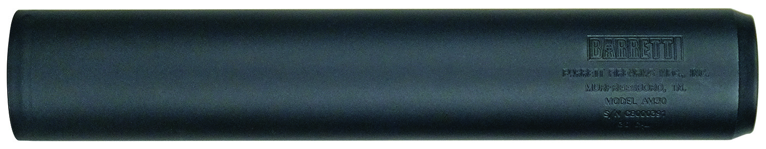 Barrett AM 30 Black Titanium Suppressor with Brake Adaptor
