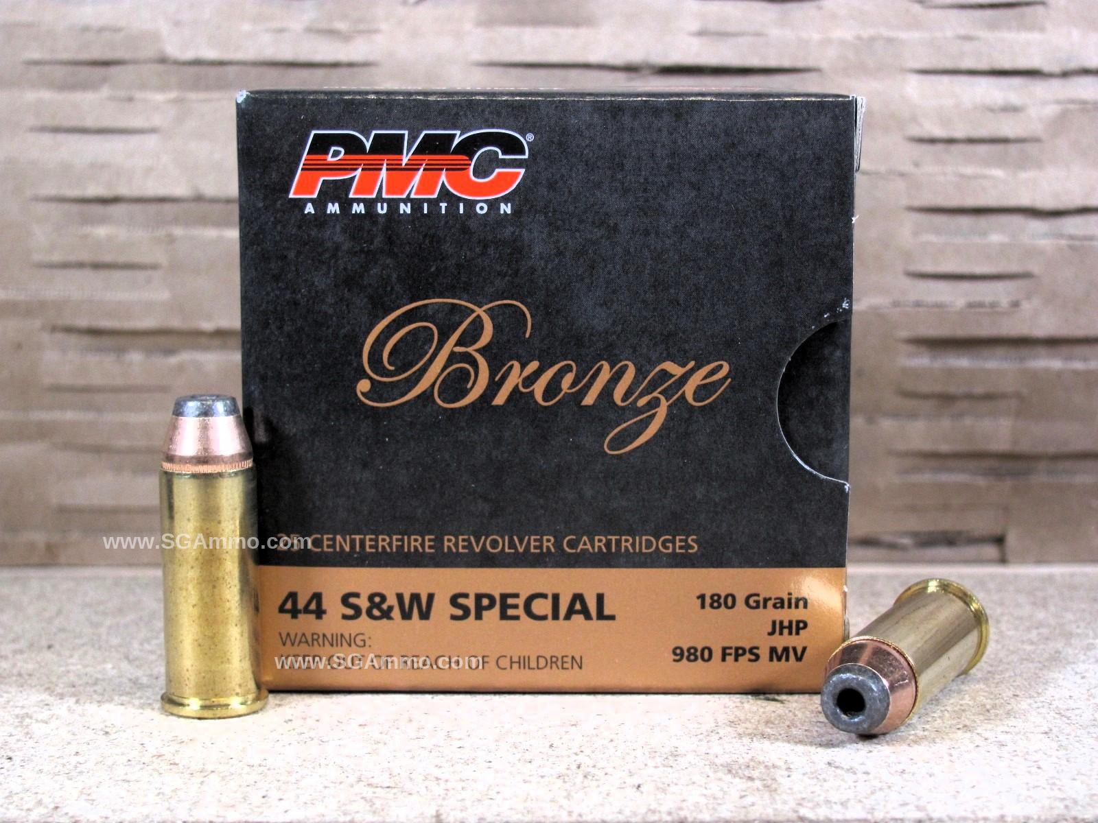 500 Round Case – 44 Special PMC 180 Grain Hollow Point Ammo – 44SB