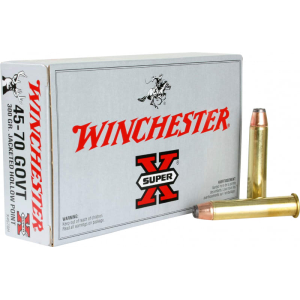 Winchester Ammo X4570H Super-X 45-70 Government 300 GR Jacketed Hollow Point - 20rd Box