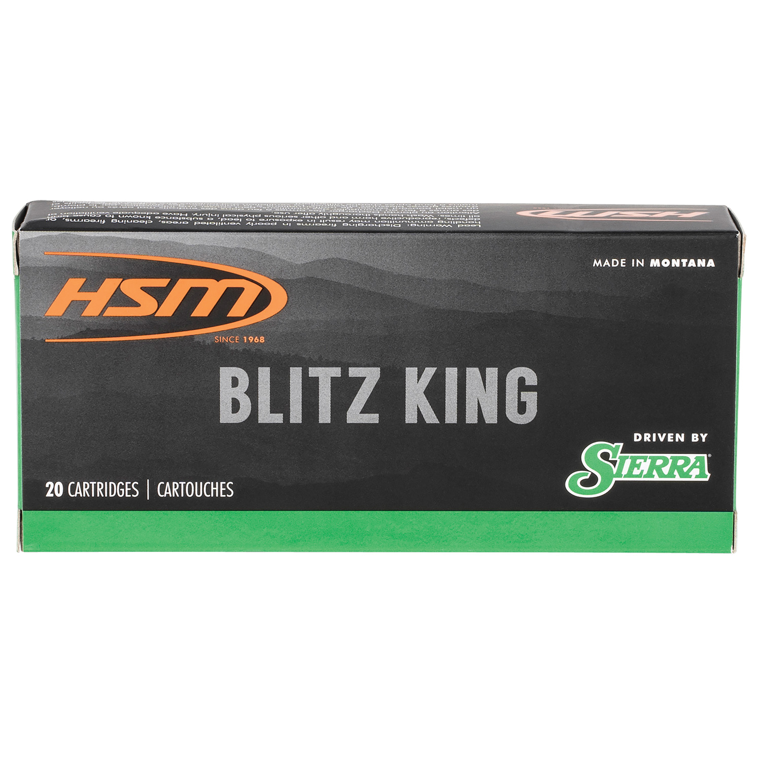 HSM 22-250 REM 55GR BLITZKING – 20RD 25BX/CS - No Credit Card Fees - Low, flat rate shipping