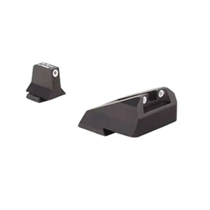 Trijicon 600900 Bright & Tough Night Sights S&W M&P S&W M&P/SD9 VE/SD40 VE with Suppressor Tritium Front/Rear Green Tritium w/White Outline Black