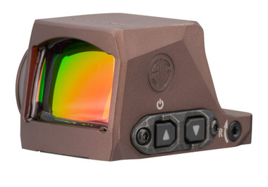 Sig Sauer ROMEO-X Enclosed Compact Red Circle Dot Reflex Sight, FDE