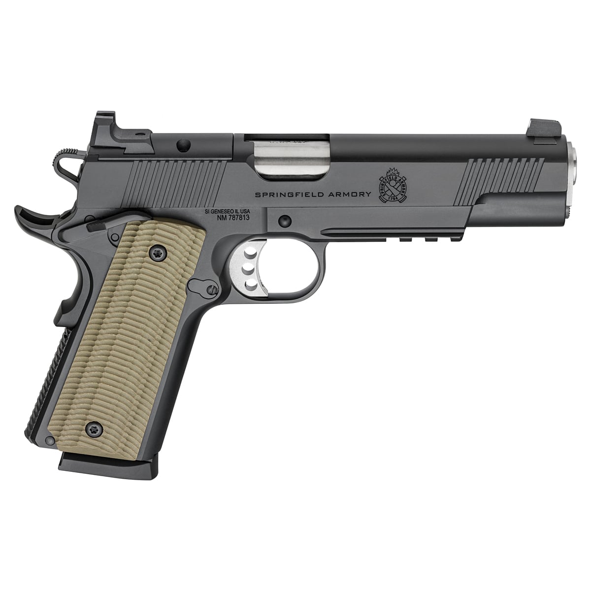 Springfield Armory 1911 Operator AOS 9mm 5" 9rds, Black