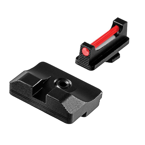 TruGlo Brite-Site Fiber Optic Pro Front/Rear High Sight Set for Glock 17/17L/19 Pistols - TG132G2