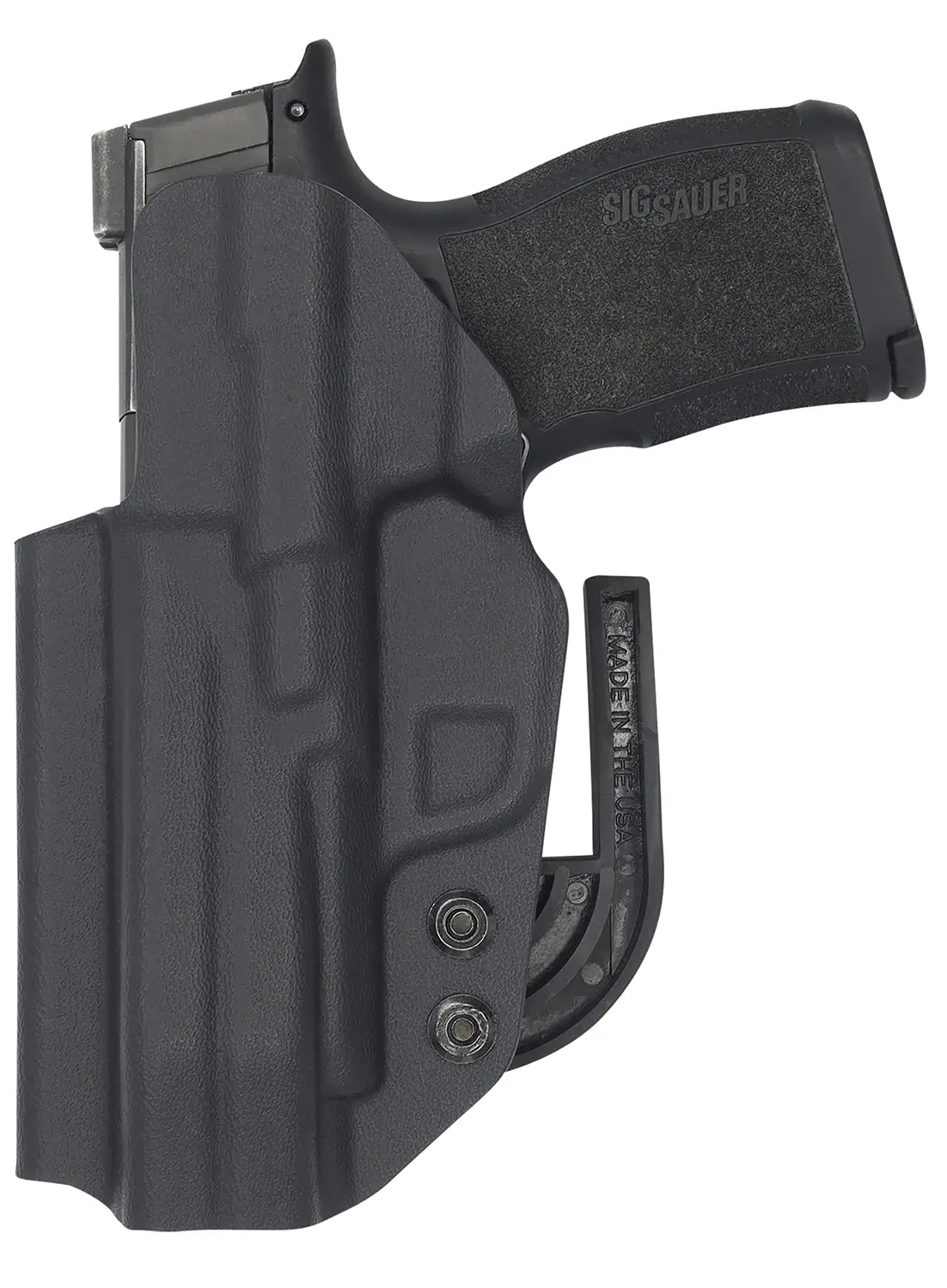 C Holsters 0252100 Covert IWB Black Kydex Belt Clip Fits Sig P365XL Right Hand