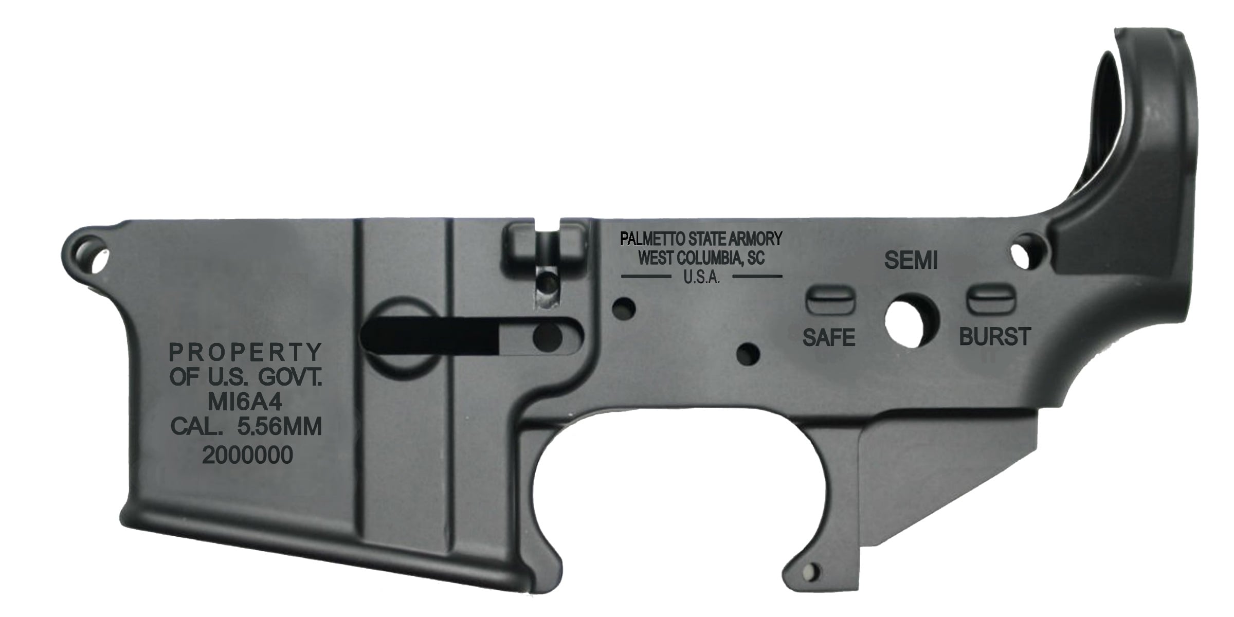 PSA AR-15 "M16A4" Stripped Lower Receiver