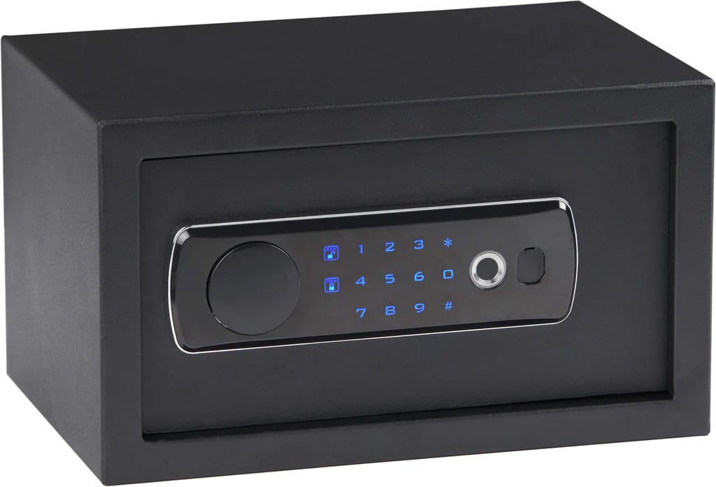Bulldog DUO LED/Biometric Digital Pistol Vault, Black - BD5010