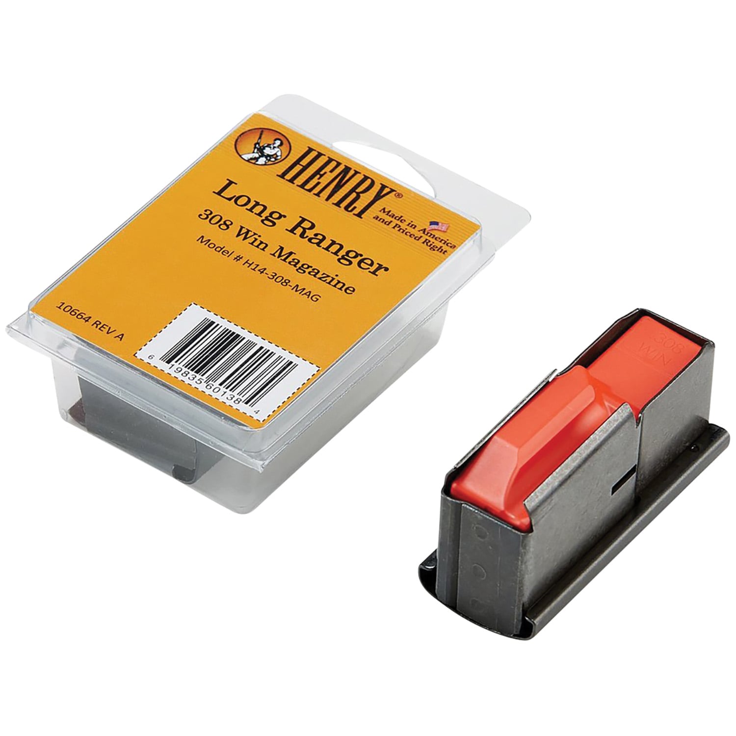 Henry Repeating Arms 4rds .308 Win Magazine, Black - H14308MAG