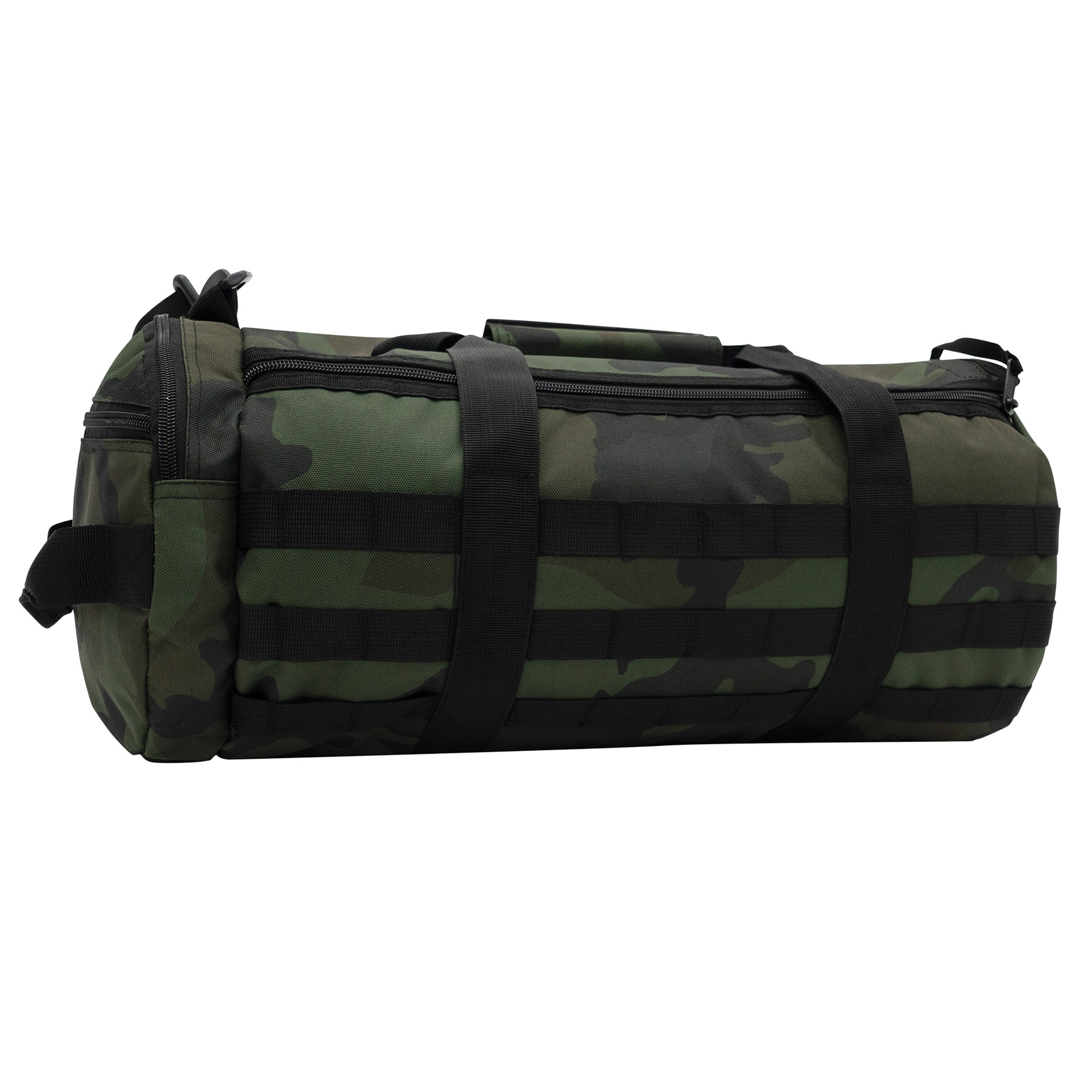 Rothco Tactical Traveler Duffle Bag - Midnight Woodland Camo, 19 In