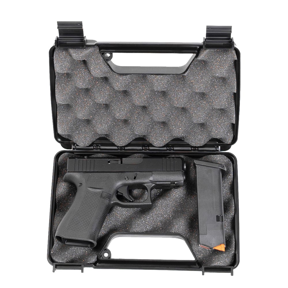 MTM Case Gard Polypropylene Pistol Case in Black - Secure Handgun Storage - 803R
