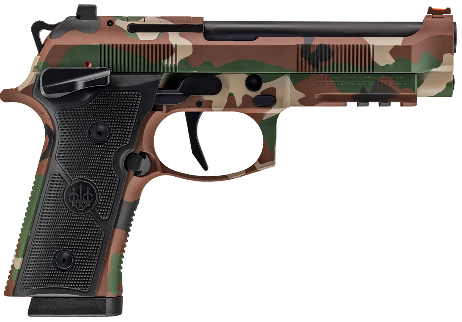 Beretta 92XI SAO 9mm Pistol with BDU Camouflage