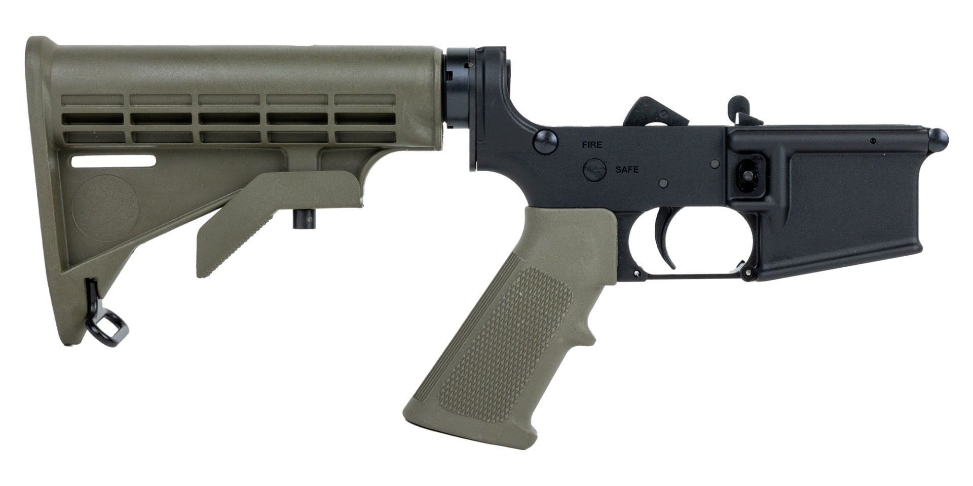 PSA AR15 Freedom Classic Lower, Olive Drab Green - 7779347