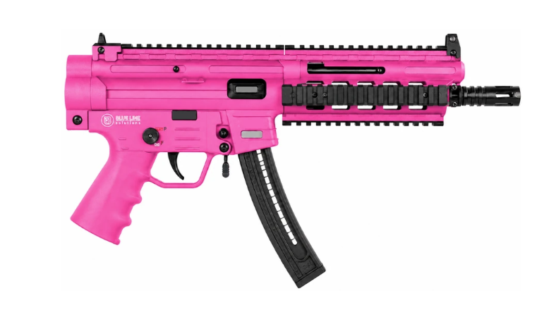 Blue Line GSG-16P 9.12" .22LR 22rd Pistol, Pink - 416.00.53