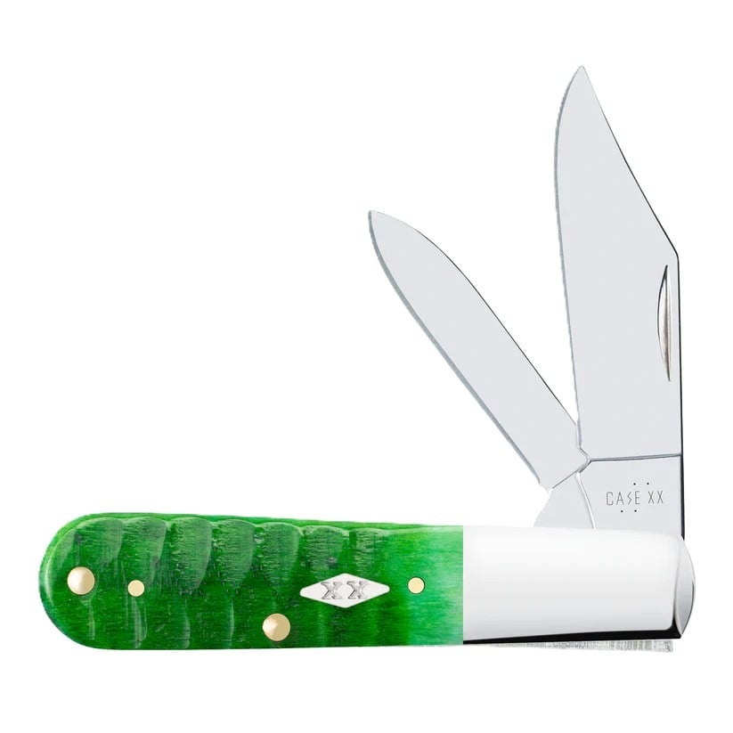 Case Gator Jig Barlow Knife, Bright Green Bone